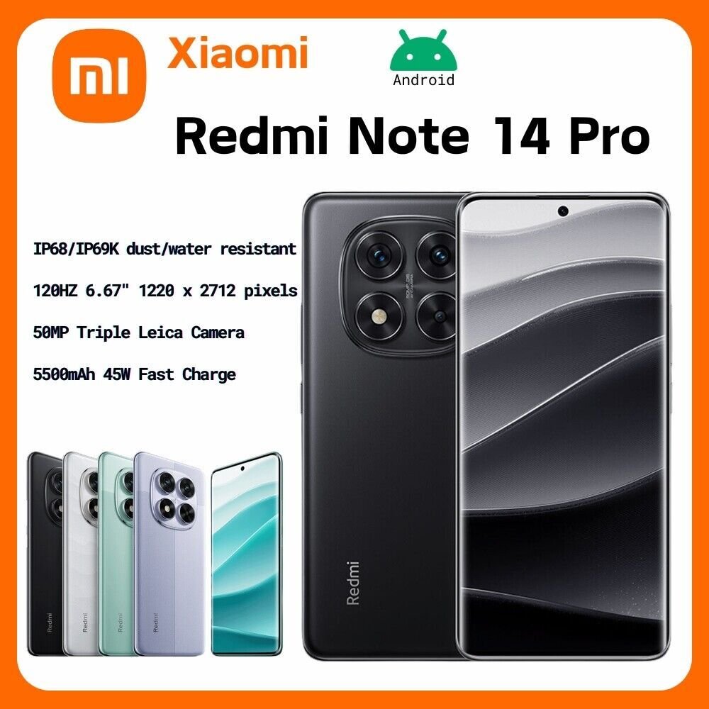 Xiaomi Redmi Note 14 Pro 4G 8GB+256GB